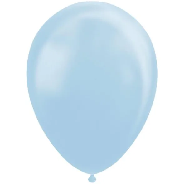 Pearl Ljusblåa Ballonger 100-pack (100-pack)