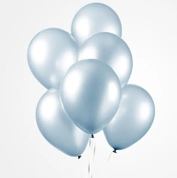 Pearl Ljusblåa Ballonger 100-pack (100-pack)