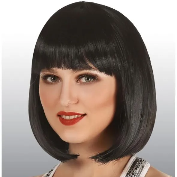 Peruk Natural Look Bob Svart