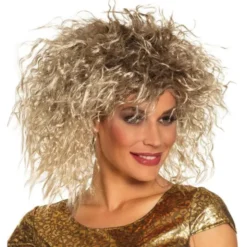 Peruk Rock Queen Blond
