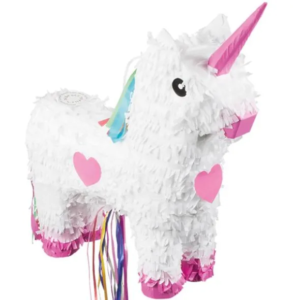 Pinata Enhörning Vit och Rosa