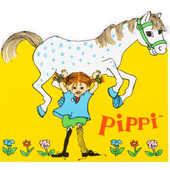 Pippi Inbjudningskort med Kuvert 8-pack