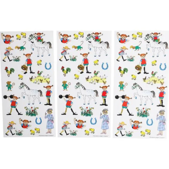 Pippi Klistermärken 3-pack