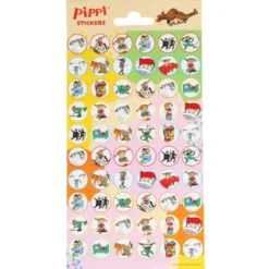 Pippi Klistermärken 60-pack