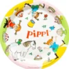 Pippi Papperstallrikar 8-pack