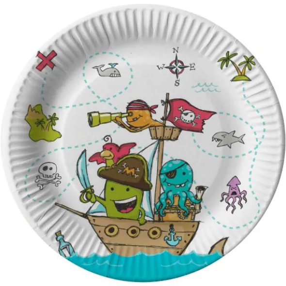 Pirate Crew Papperstallrikar