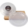 Plasttallrikar Transparent 22,5 cm 4-pack