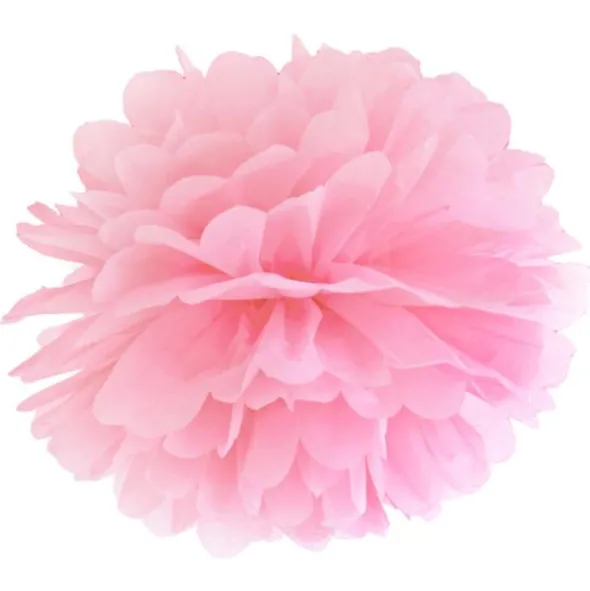 Pom Pom Dekoration Ljusrosa
