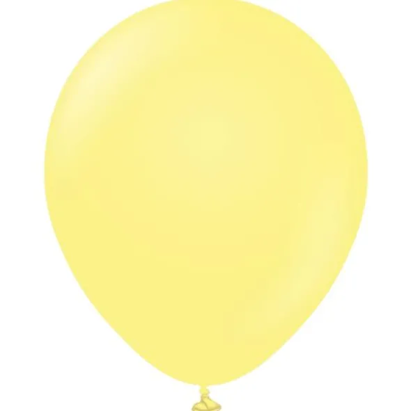 Premium Latexballonger Macaron Yellow (10-pack)