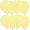 Premium Små Latexballonger Macaron Yellow (25-pack)