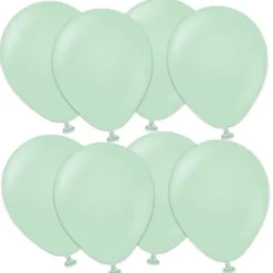 Premium Små Latexballonger Macaron Green (25-pack)