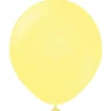 Premium Stora Latexballonger Macaron Yellow (5-pack)