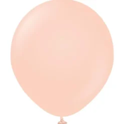 Premium Stora Latexballonger Macaron Salmon (5-pack)