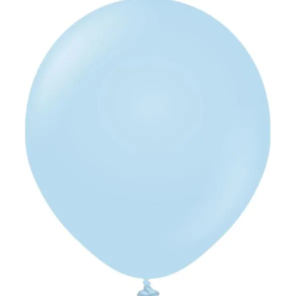 Premium Stora Latexballonger Macaron Blue (5-pack)