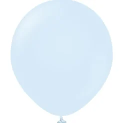 Premium Stora Latexballonger Macaron Baby Blue (5-pack)