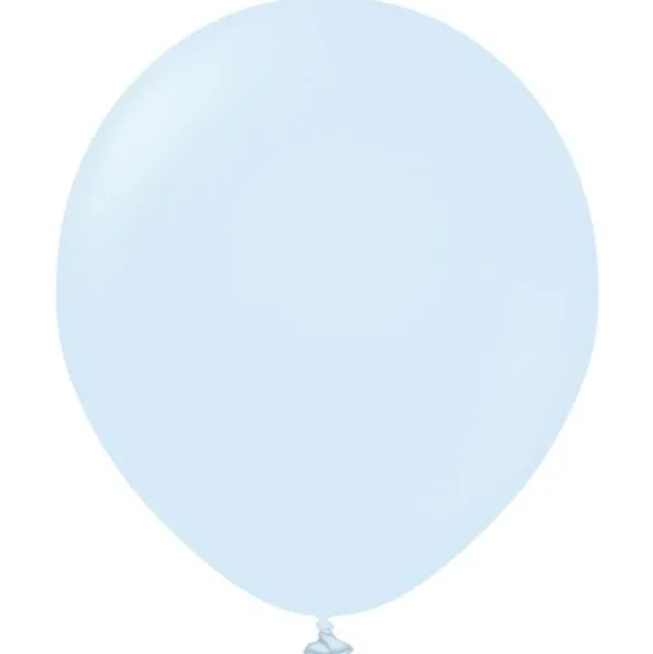 Premium Stora Latexballonger Macaron Baby Blue (5-pack)