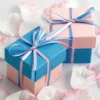 Presentaskar Baby Blå och Rosa