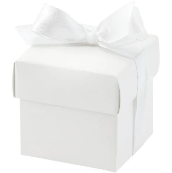Presentboxar med Band Vit
