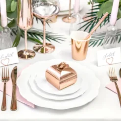 Presentboxar Metallic Roséguld