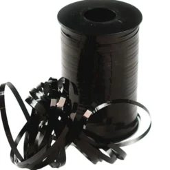 Presentsnöre Metallic Svart 500 m x 5 mm
