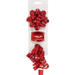 Presentsnöre Rosett Set Röd