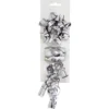 Presentsnöre Rosett Set Silver