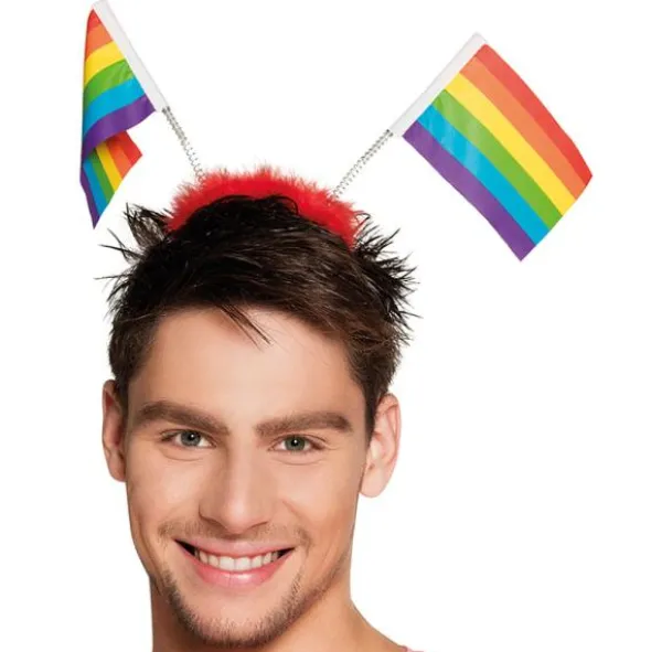 Pride Diadem med Regnbågsflaggor