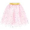 Prinsessa Barn Kjol Rosa & Guld