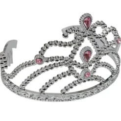 Prinsesstiara Rosa Diamanter