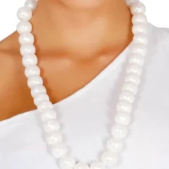 Pärlhalsband med Stora Pärlor