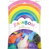 Rainbow Latexballonger Metallic Mix 100-pack