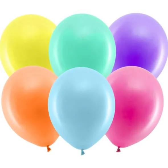 Rainbow Latexballonger Metallic Mix 100-pack