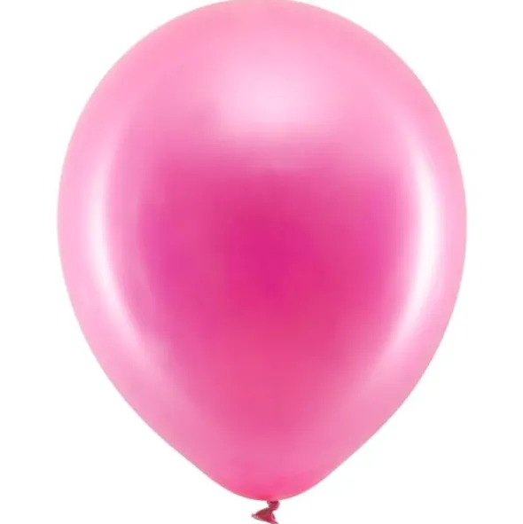 Rainbow Latexballonger Metallic Fuchsia