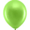 Rainbow Latexballonger Metallic Ljusgröna 100-pack