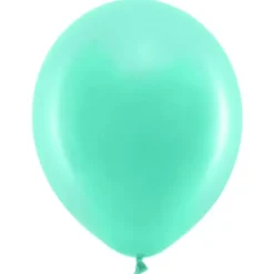 Rainbow Latexballonger Pastell Mintgröna