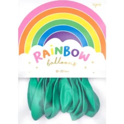 Rainbow Latexballonger Pastell Mintgröna