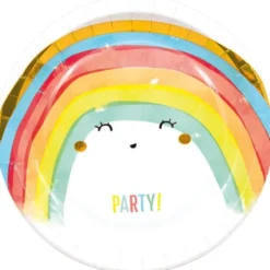Rainbow Party Papptallrikar