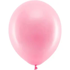 Rainbow Små Latexballonger Pastell Rosa 100-pack