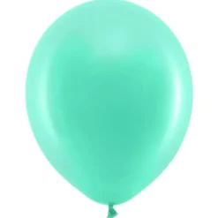 Rainbow Små Latexballonger Pastell Mintgröna