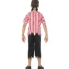 Randig Piratdräkt Barn (4-6 år (115-128 cm))