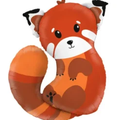 Röd Panda Ballong Folie