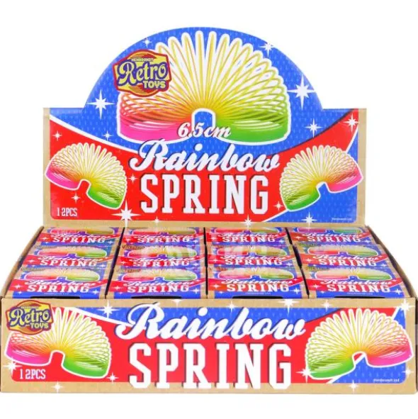 Regnbågsfärgad Slinky Leksak