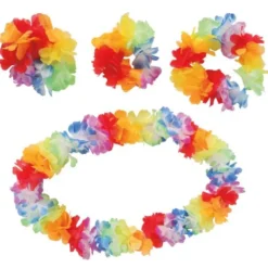 Regnbågsfärgat Hawaii Set 2-pack