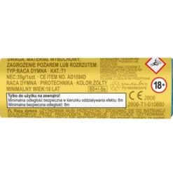 Rökbomb Gul 11,5 cm 5-pack