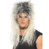 Rock Peruk Svart/Blond