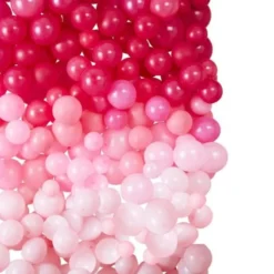 Rosa Ballongvägg Kit