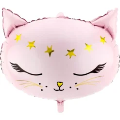 Rosa Katt Folieballong