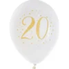 20 Års Ballonger Stjärnor