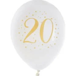 20 Års Ballonger Stjärnor