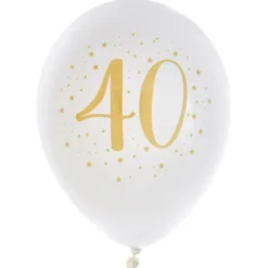 40 Års Ballonger Stjärnor